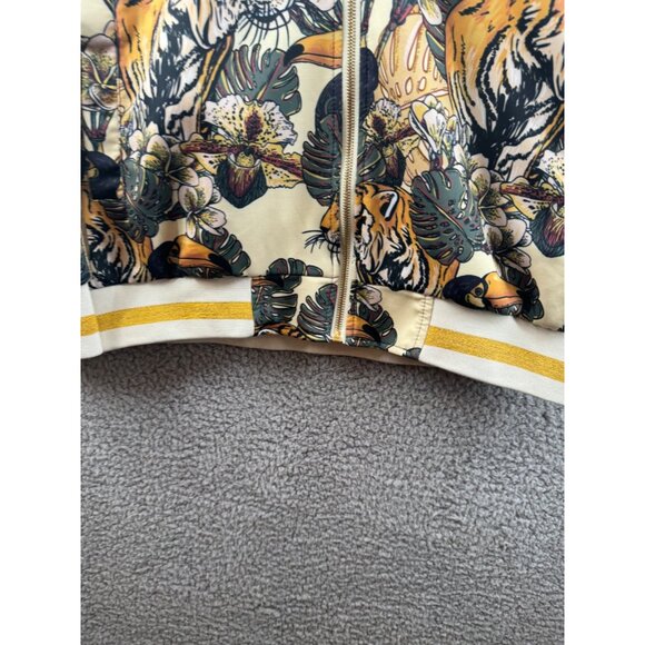 G- Style  Jungle Tiger Track Jacket With Gold Stripes Size 2XL - Picture 3 of 9